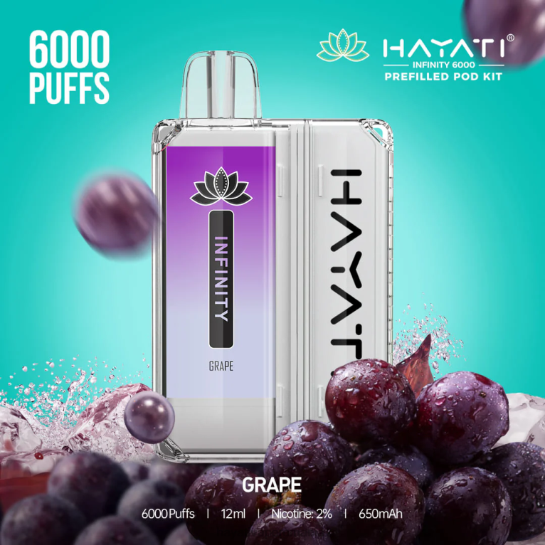 Hayati Infinity 6000 de truse de pod struguri BF68L150 Hayati Vape Price