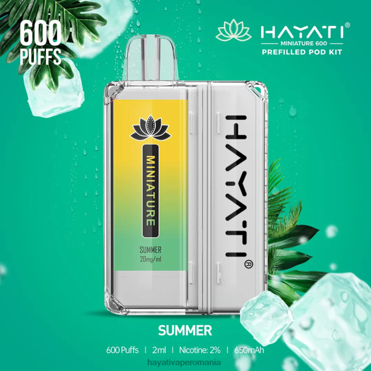 Hayati Miniature 600 de truse de pod vară BF68L48 Hayati Vapes Wholesale