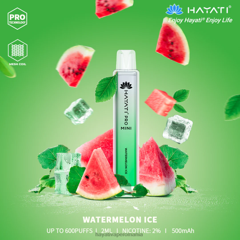Hayati Pro Mini de unică folosință gheata de pepene verde BF68L24 Hayati Vape Flavours