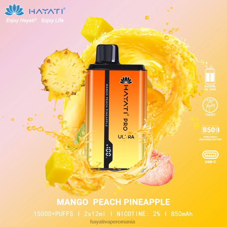 mango piersici ananas