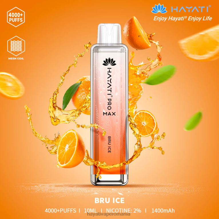 Hayati Pro Max de unică folosință bru ice BF68L130 Hayati Vape Price