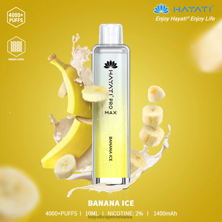 Hayati Pro Max de unică folosință gheata de banane BF68L90 Hayati Vape Price