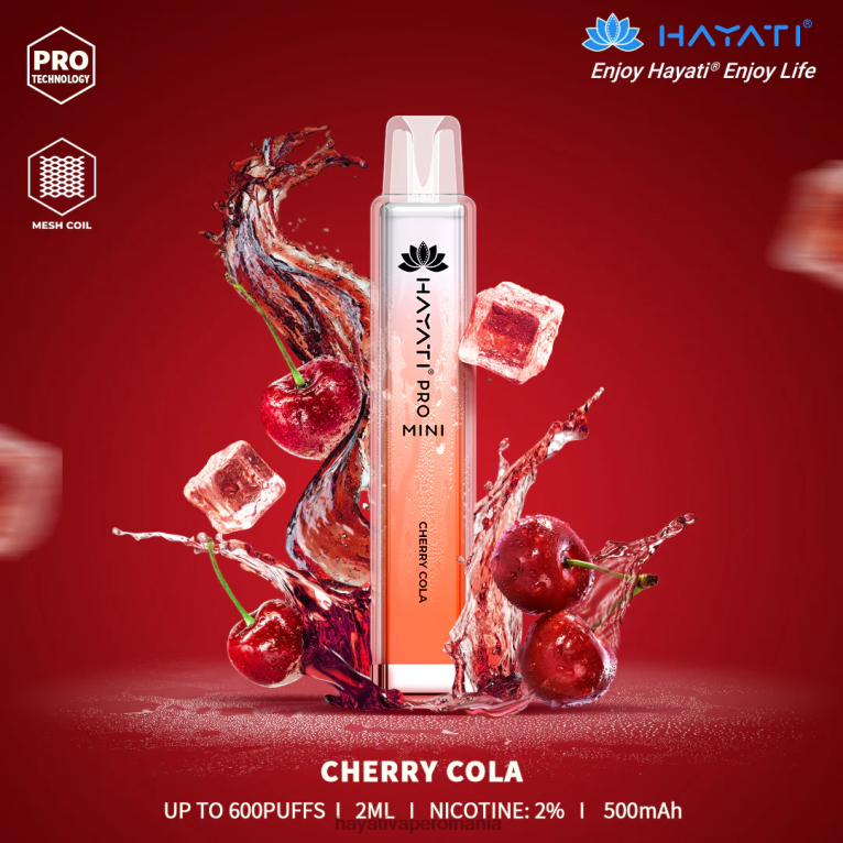 Hayati Pro Mini de unică folosință cola cu cireșe BF68L7 Hayati Vape Company