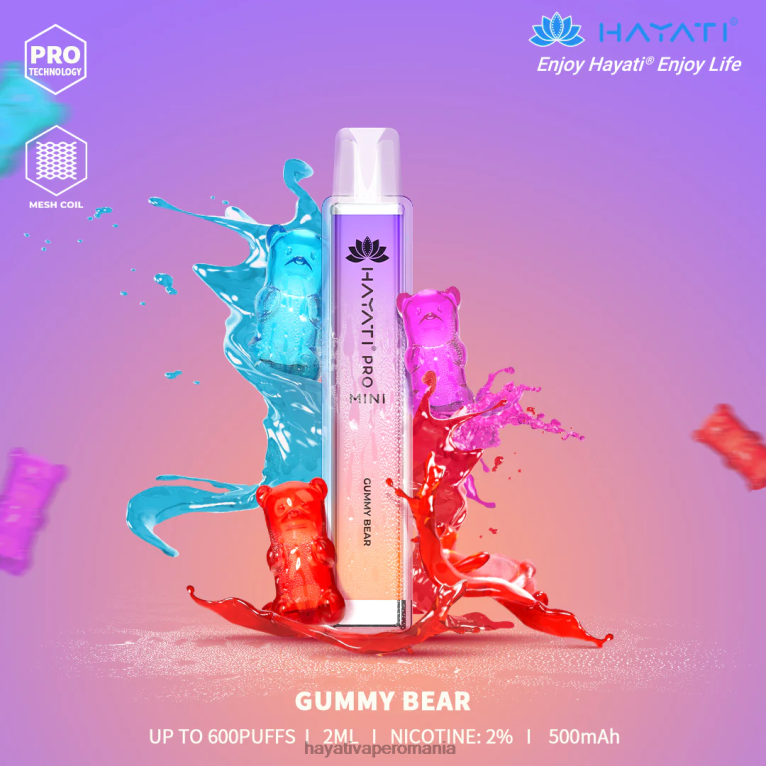 Hayati Pro Mini de unică folosință ursulet de guma BF68L10 Hayati Vape Price