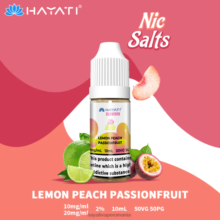 Hayati Pro Max săruri nic lămâie piersic fructul pasiunii BF68L242 Hayati Bucharest