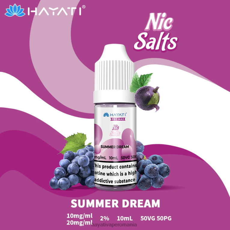 Hayati Pro Max săruri nic vis de vară BF68L246 Hayati Flavour Vapes