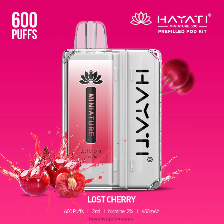 Hayati Miniature 600 de truse de pod cireș pierdut BF68L40 Hayati Vape Price
